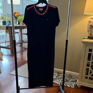 Tommy Hilfiger Navy Dress with Red Trim